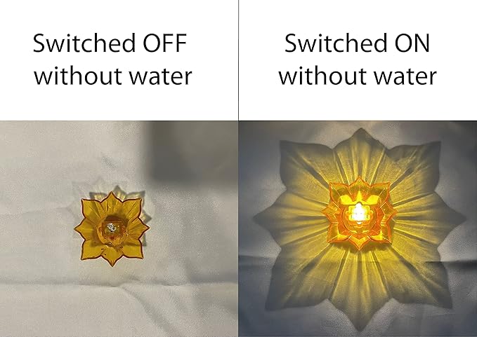 Water Sensor LED Diyas – Festive Warm Glow ✨