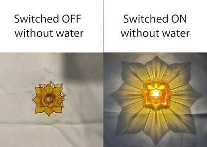 Water Sensor LED Diyas – Festive Warm Glow ✨