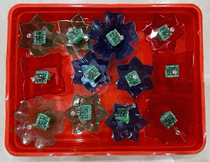 Water Sensor LED Diyas – Festive Warm Glow ✨